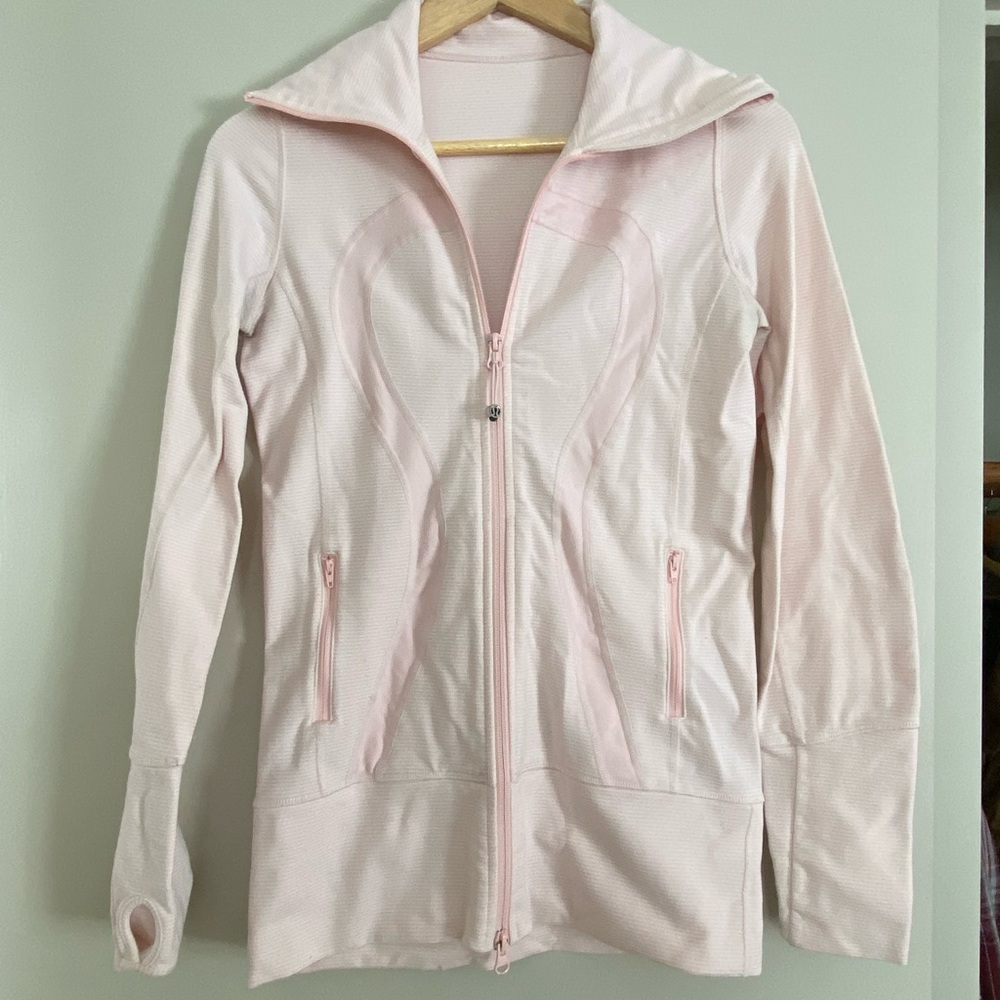 Lululemon light pink Zip-up